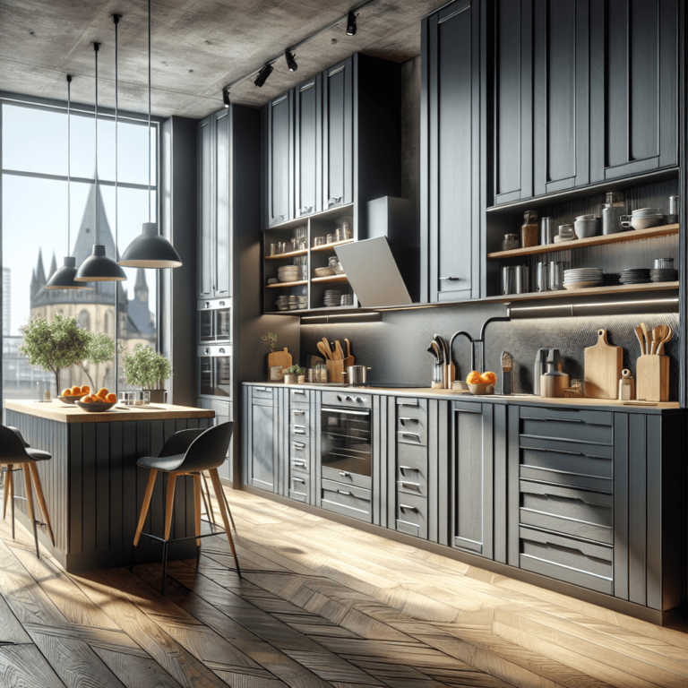 anthrazitfarbene Anrichte Küche-Köln