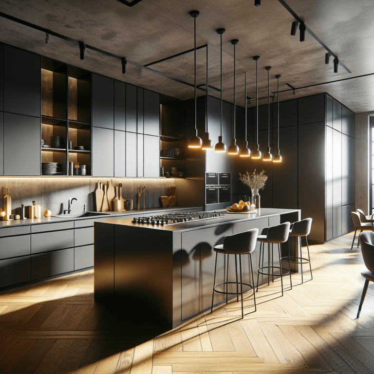 anthrazitfarbene Design Küche-Köln