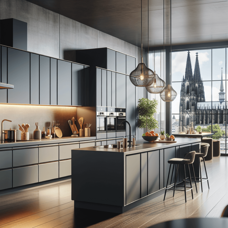 anthrazitfarbene Komplett Küche-Köln
