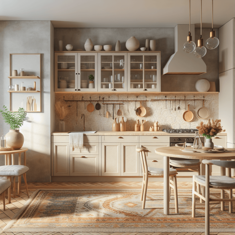 beige Boho Style Küche-Köln