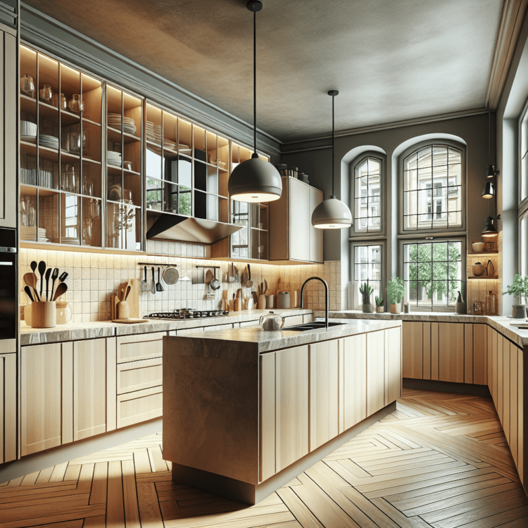 beige Küche in U-Form-Köln