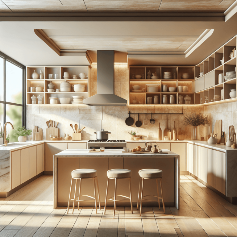 beige Mediterrane Küche-Köln