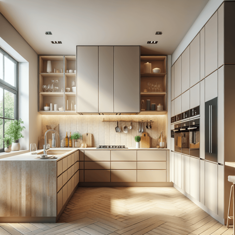 beige Modulare Küche-Köln