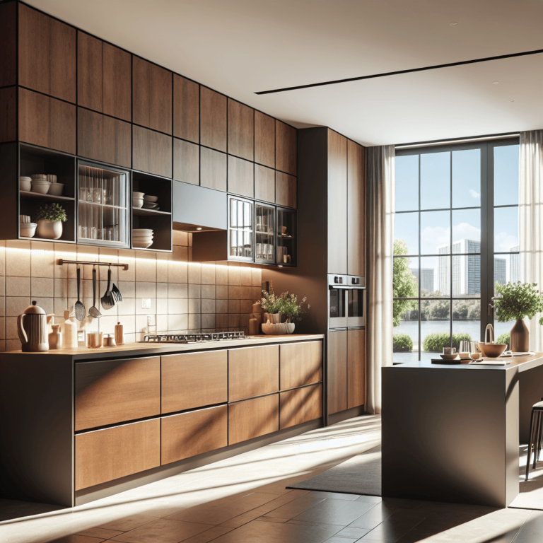 braune Modulare Küche-Köln