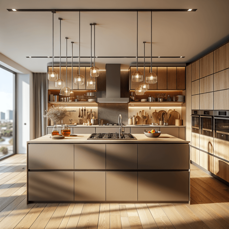 braune Singleküche-Köln