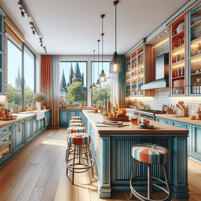 bunte Amerikanische Küche-Köln