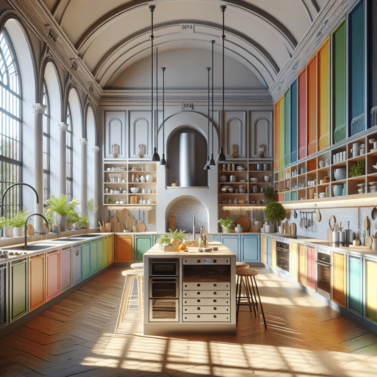 bunte Barrierefreie Küche-Köln