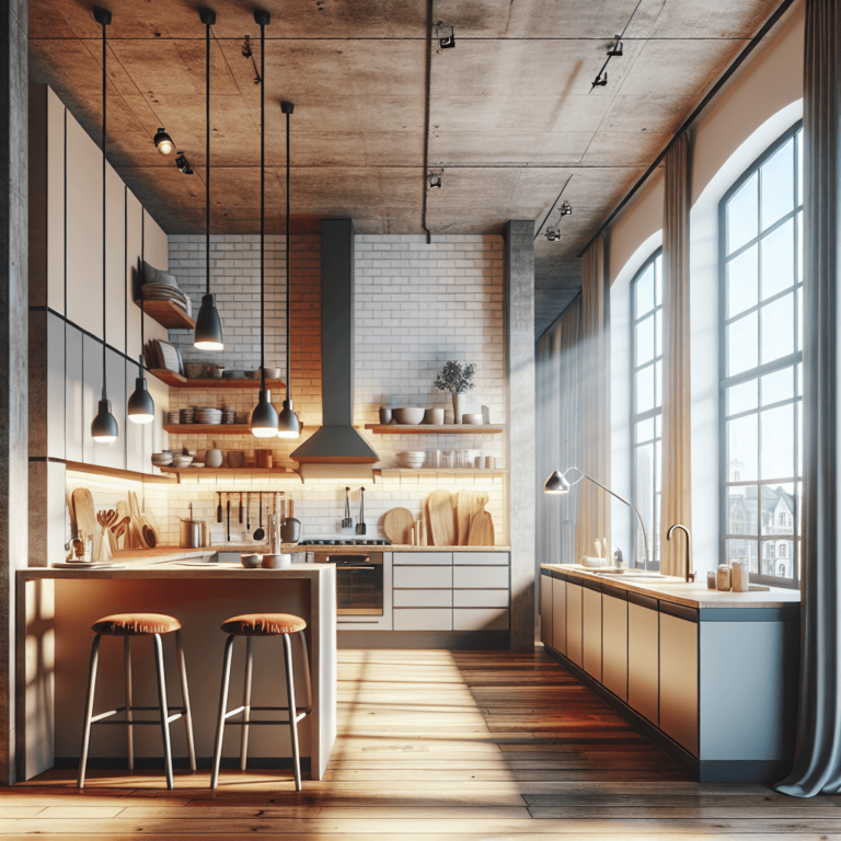 bunte Industrial Style Küche-Köln