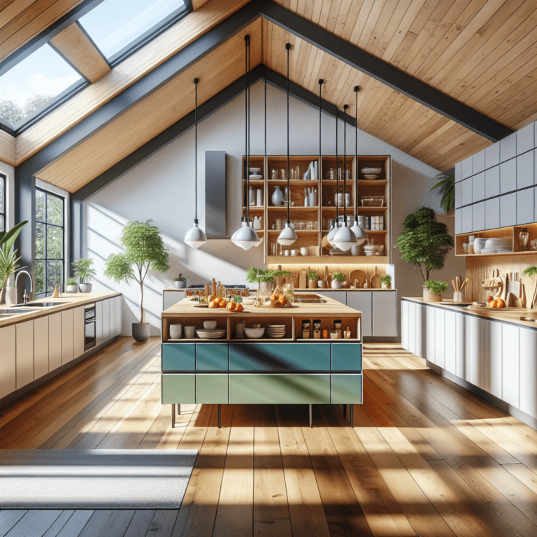 bunte Küche für Dachschräge-Köln