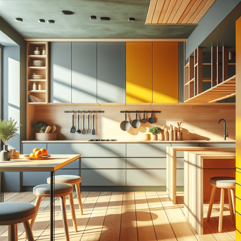 bunte Minimalismus Küche-Köln