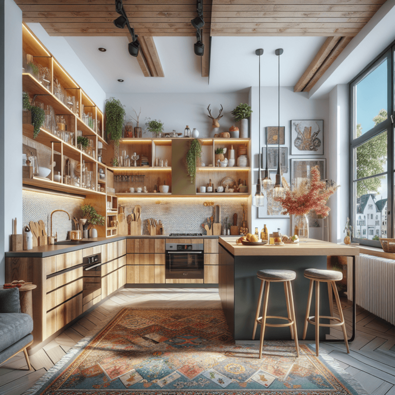 bunte Wohnküche-Köln