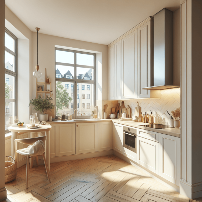 cremefarbene Eck-Küche-Köln