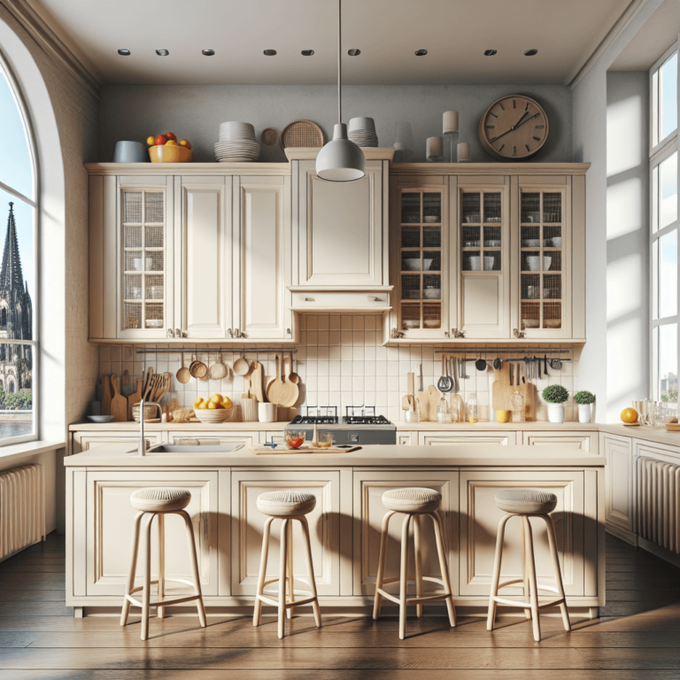 cremefarbene Wohnküche-Köln