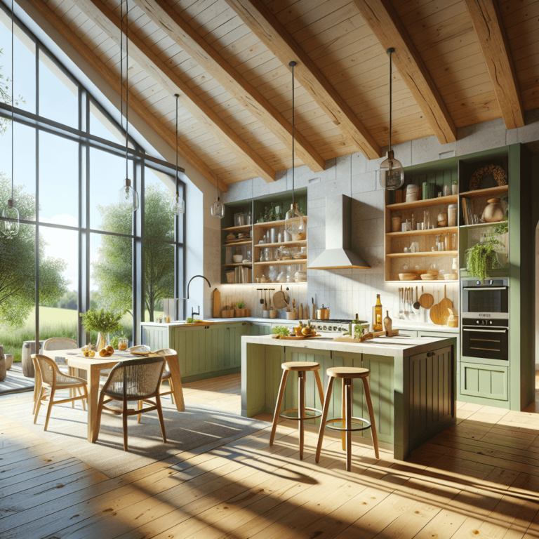 grüne Landhausküche-Köln