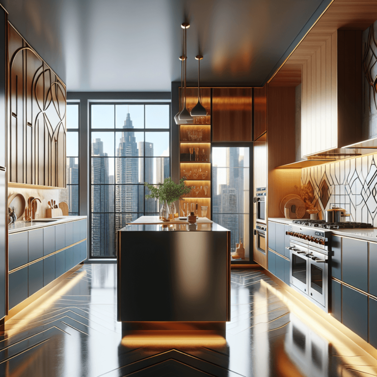 hochglanz Küche im Art-Deco-Stil-Köln