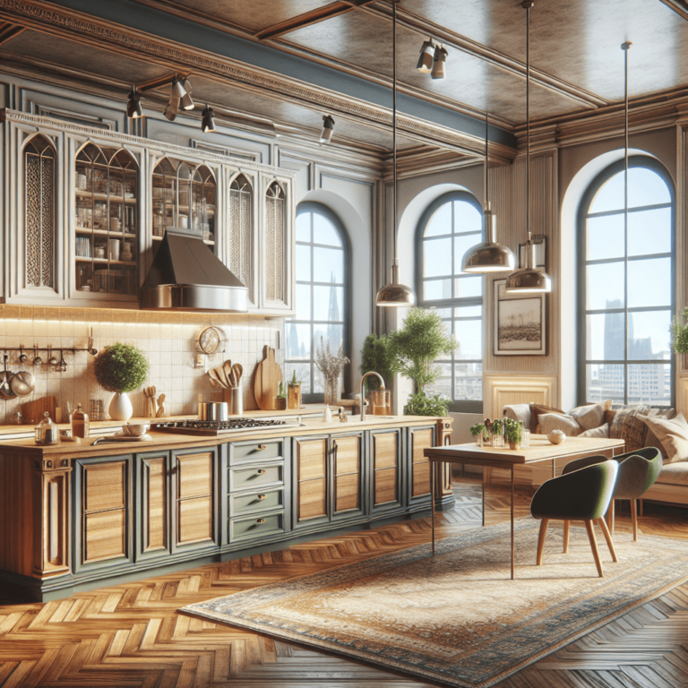 hochglanz Küche im Vintage Chic Stil-Köln