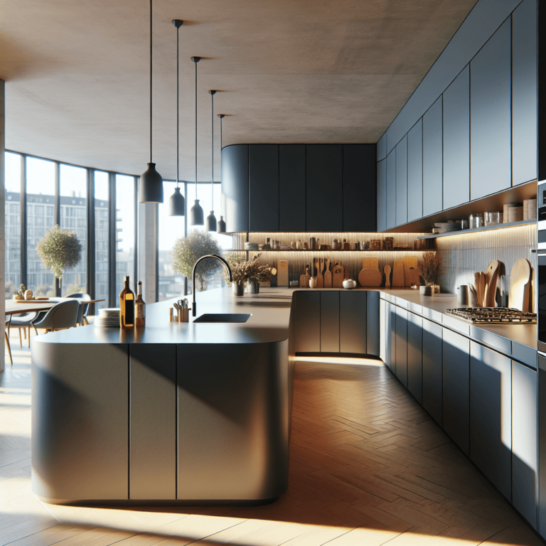 matte Küche in U-Form-Köln