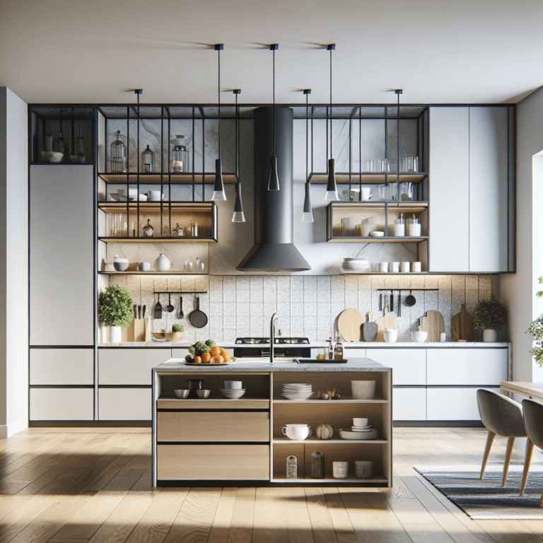 schwarze Freistehende Küche-Köln