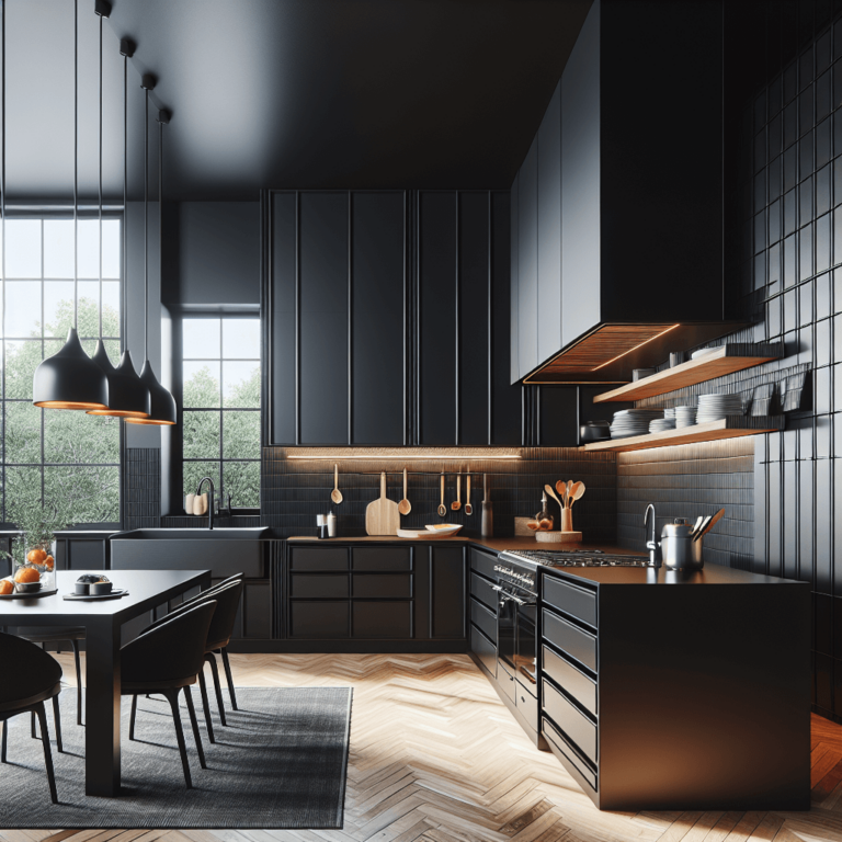 schwarze Komplett Küche-Köln
