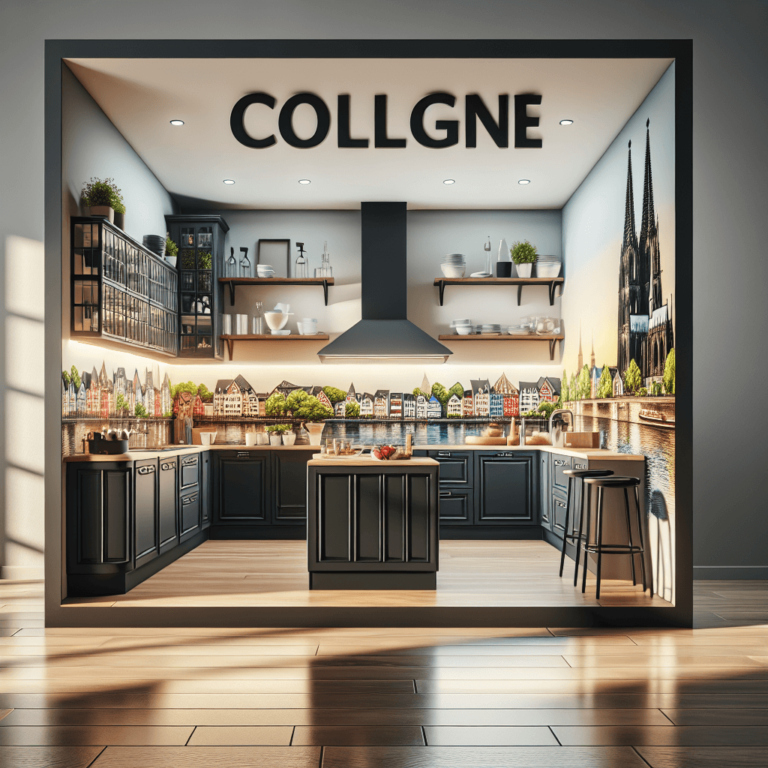 schwarze Singleküche-Köln