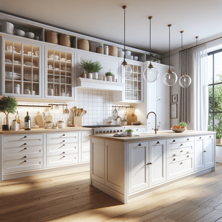 weiße Anrichte Küche-Köln