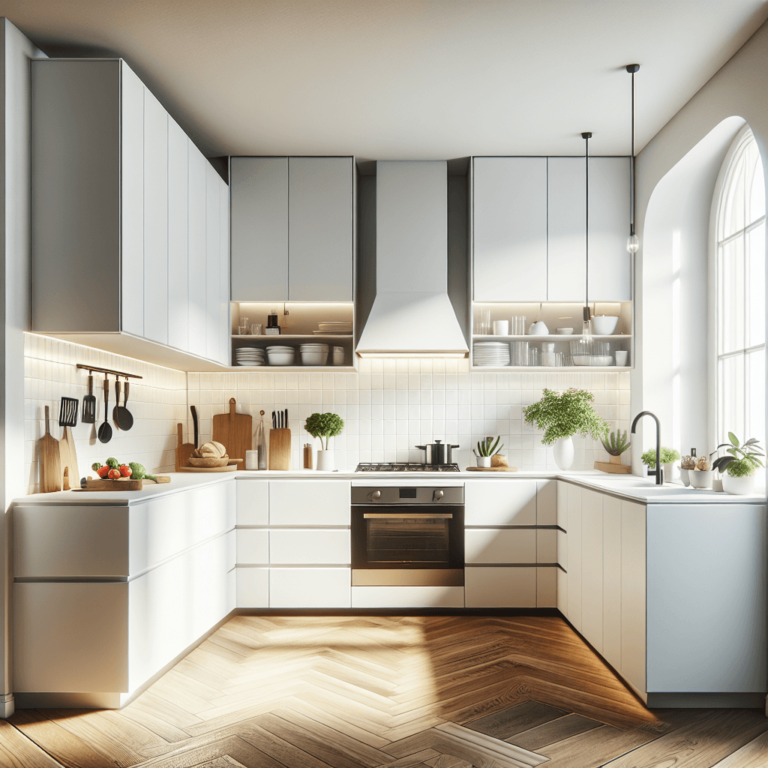 weiße Eck-Küche-Köln