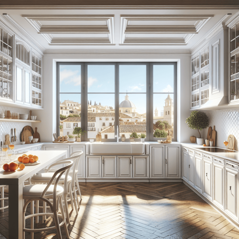 weiße Mediterrane Küche-Köln