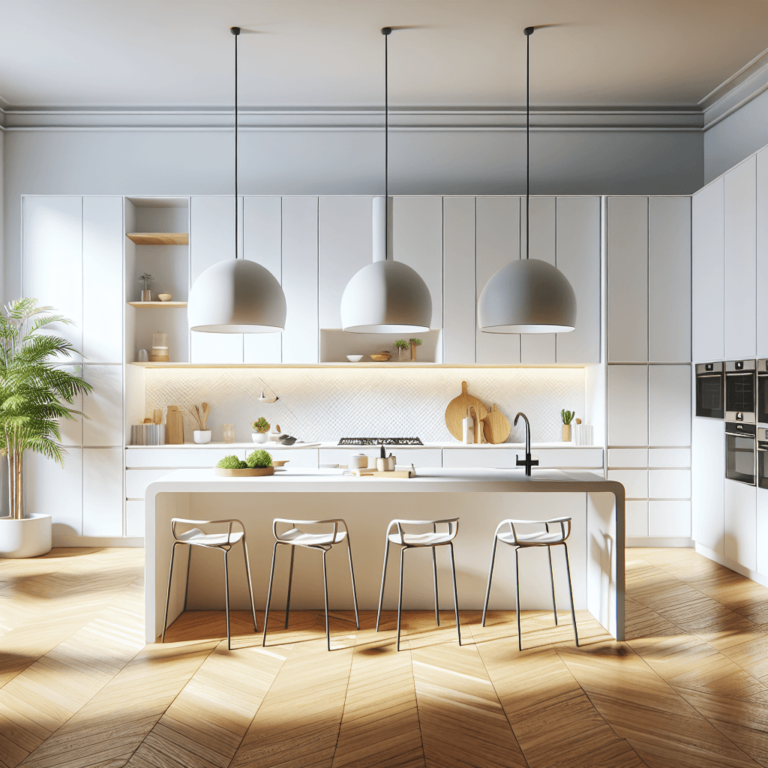 weiße Minimalismus Küche-Köln